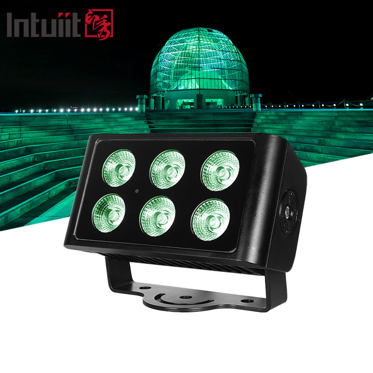 IP65 DMX 40w RGBW 야외 LED 홍수 조명 미니 시티 컬러 LED 세탁 무대 조명 풍경
