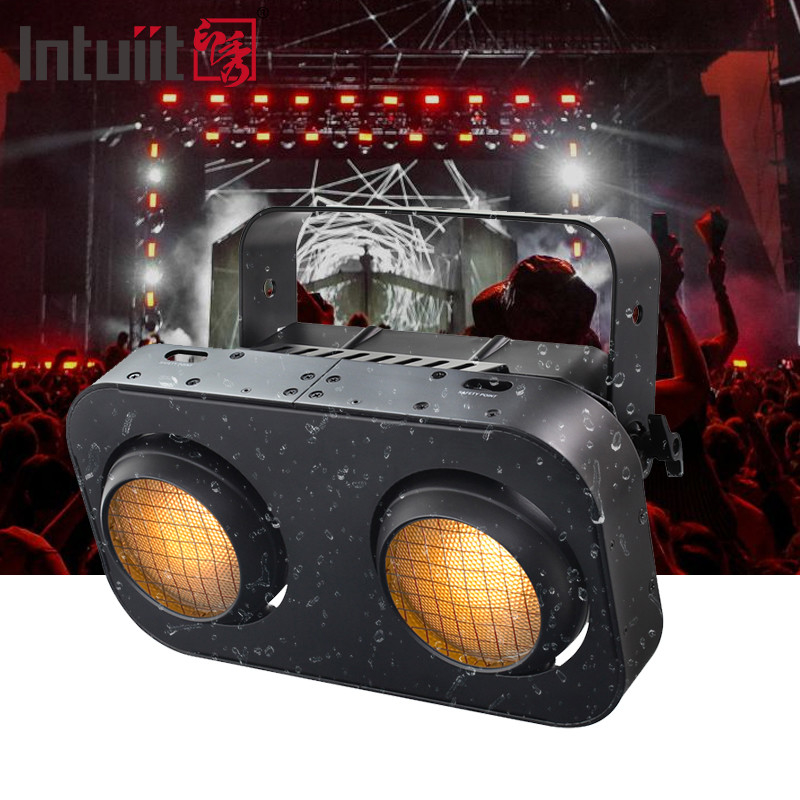 COB 2x90W 청중 블라인드 2 눈 블라인드 스테디오 라이트 스트로브 라이트
