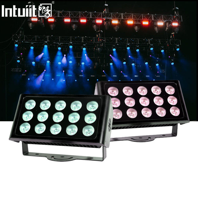 방수 IP65 도시 색상 COB 80W RGBW 야외 LED 벽 세탁 홍수 조명