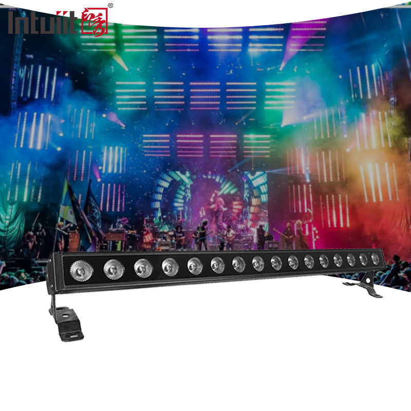 LED 바 RGBW 4 In 1 16x5W DMX LED 스테이지 Dmx512 벽 세척기 야외 실내 DJ 디스코 라이트