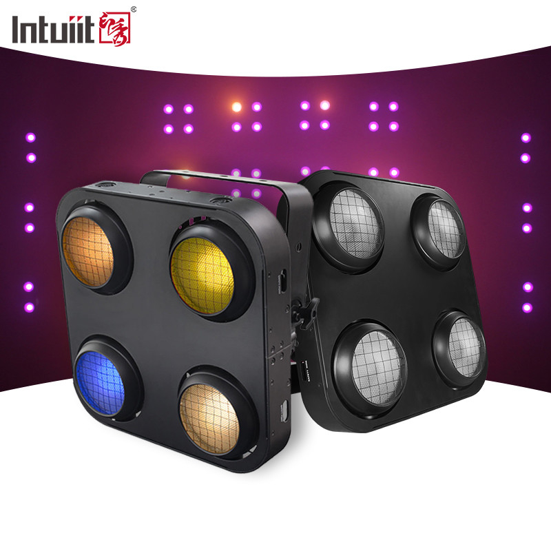 IP65 4x90w RGB LED Cob 청중 블렌더 라이트 야외 방수 4 눈 블렌더