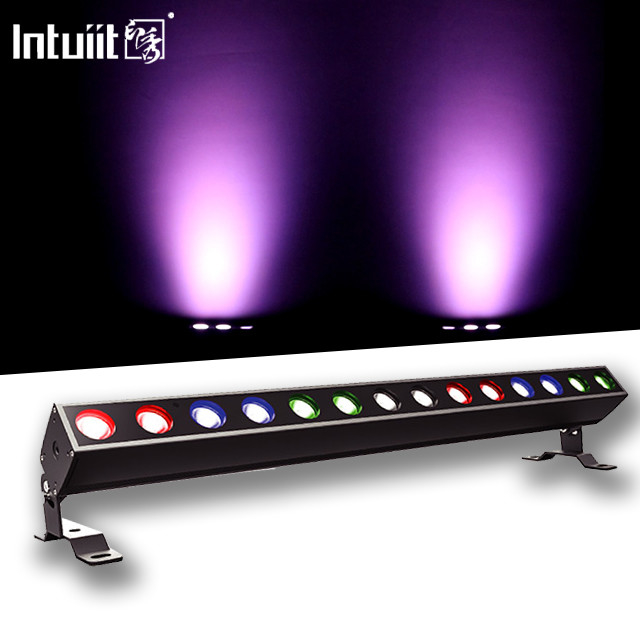 Dmx 14X10W RGBW 4in1 실내 야외 무대 조명 LED 벽 세탁기 무대 조명