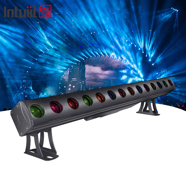 클럽 이벤트 스테이지 라이트 LED 선형 RGBW 픽셀 LED 바 14x15W 방수 야외 LED 픽셀 튜브 빔 라이트 DJ 스테이지 라이트