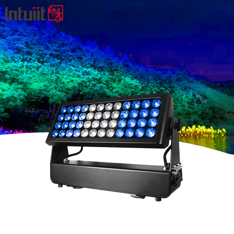 DMX512 1500W RGBW 4in1 IP65 방수 DJ 웨딩 스테이지 시티 벽 세탁기 야외 LED 세탁 홍수 조명
