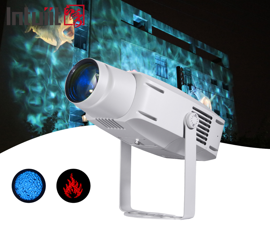 400W 방수 IP65 LED 물 물 파도 Gobo 프로젝터 라이트 DMX512 제어 모드 상업 거리 및 테마 파크용 빔 효과