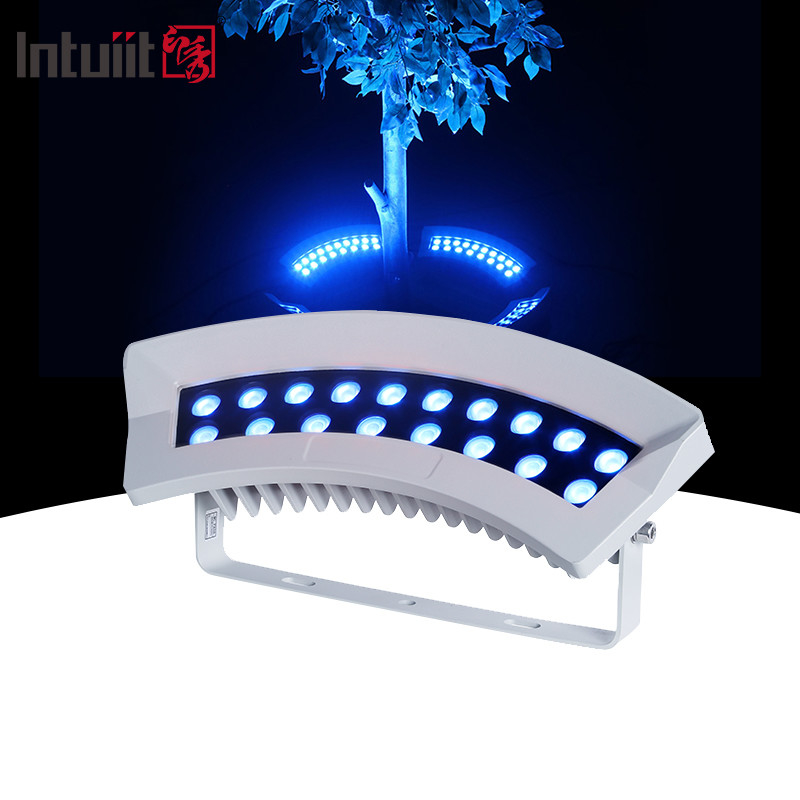 36W 야외 LED 스포트라이트 IP65 알루미늄 정원 램프 스파이크 풍경 나무 껴안기 야드 조명