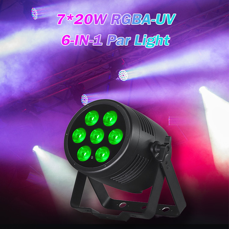 7x20w Dmx512 LED 바 스테이지 라이트 Rgbwa-uv LED 디스코 라이트 DJ 라이트 바 파티 파티