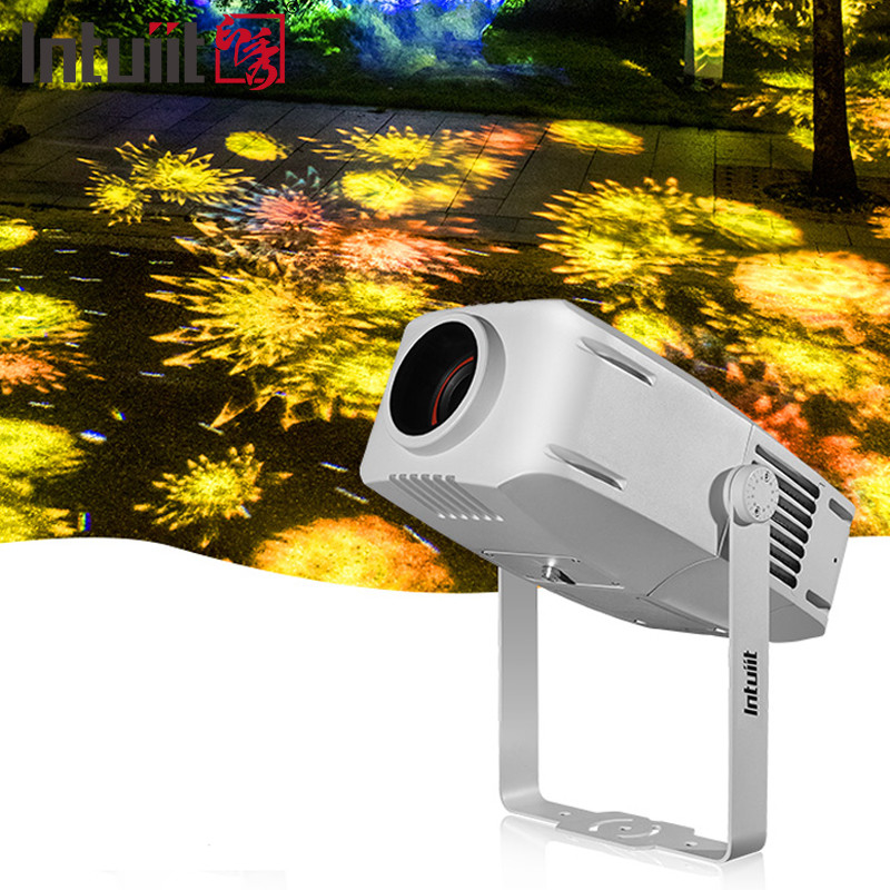 200W 야외 방수 패턴 LED 고보 이미지 로고 프로젝터 광장 크리스마스 페스티벌 광고