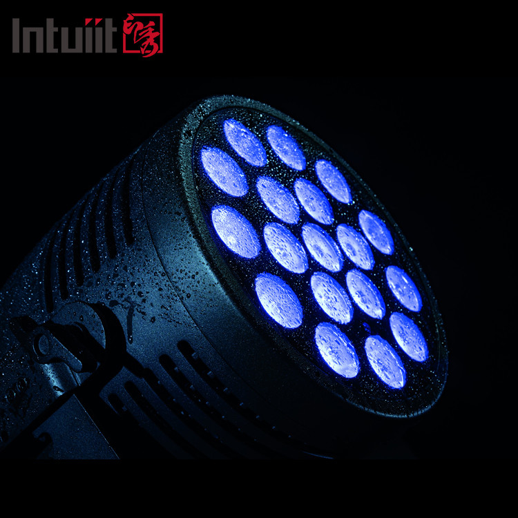 18pcs*20w Led Par Can Light With Variable Rgbwa+Uv 6In1 테마파크 DJ 바 스테이지용