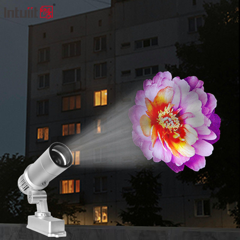 60W HD 밝은 상업 광고 조명 로고 고보 프로젝션 램프 야외 LED 프로젝터 조명