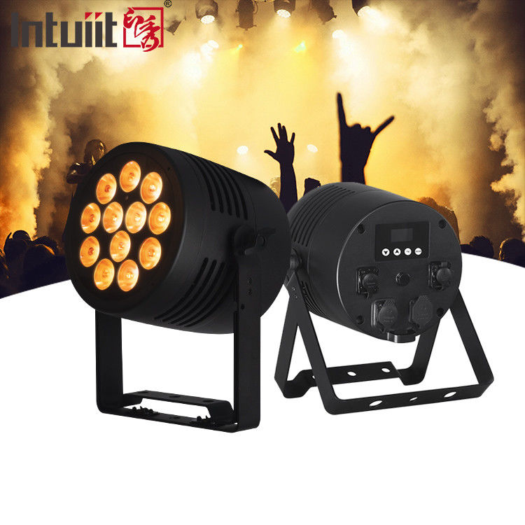 12x20W RGBWAUV 6in1 DMX 제어 LED PAR 라이트 DJ 클럽 스테이지 라이트