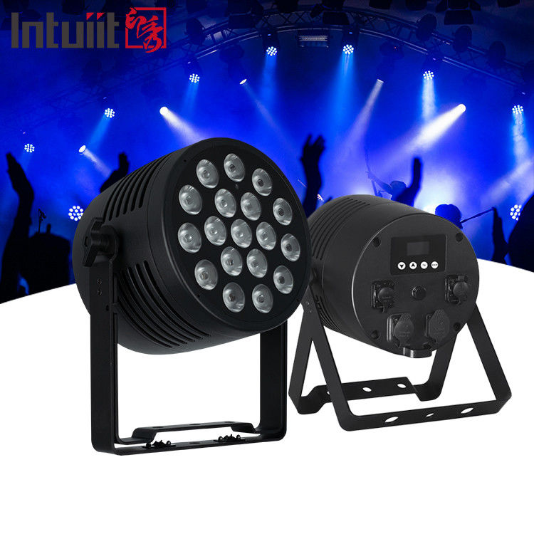 대용 Ip65 방수 LED PAR 라이트 Rgbwauv 6in1 야외 공원 프로젝트의 스테이지 효과 라이트