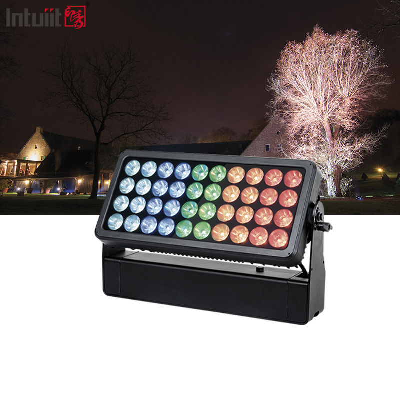 방수 40x10w Rgbw 4 in 1 Dmx 야외 Ip65 LED 시티 컬러 라이트 스테이지 라이트