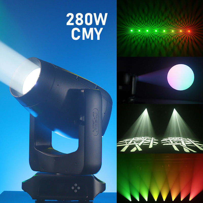콘서트 교회 280w LED BSW 빔 스팟 세탁 CMY IP66 야외 이동 머리 연극 이벤트 무대 빔 콘서트