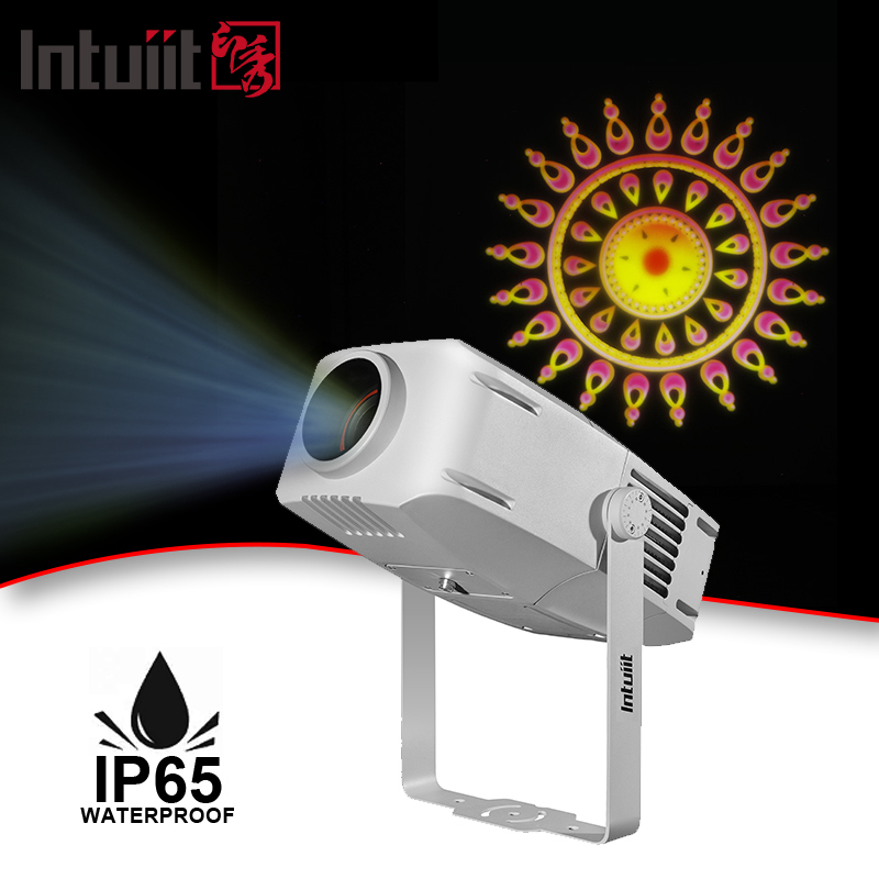 야외 고보 프로젝터 400w 광고 프로젝터 회전 LED 방수 IP65 로고 고보 프로젝터 라이트