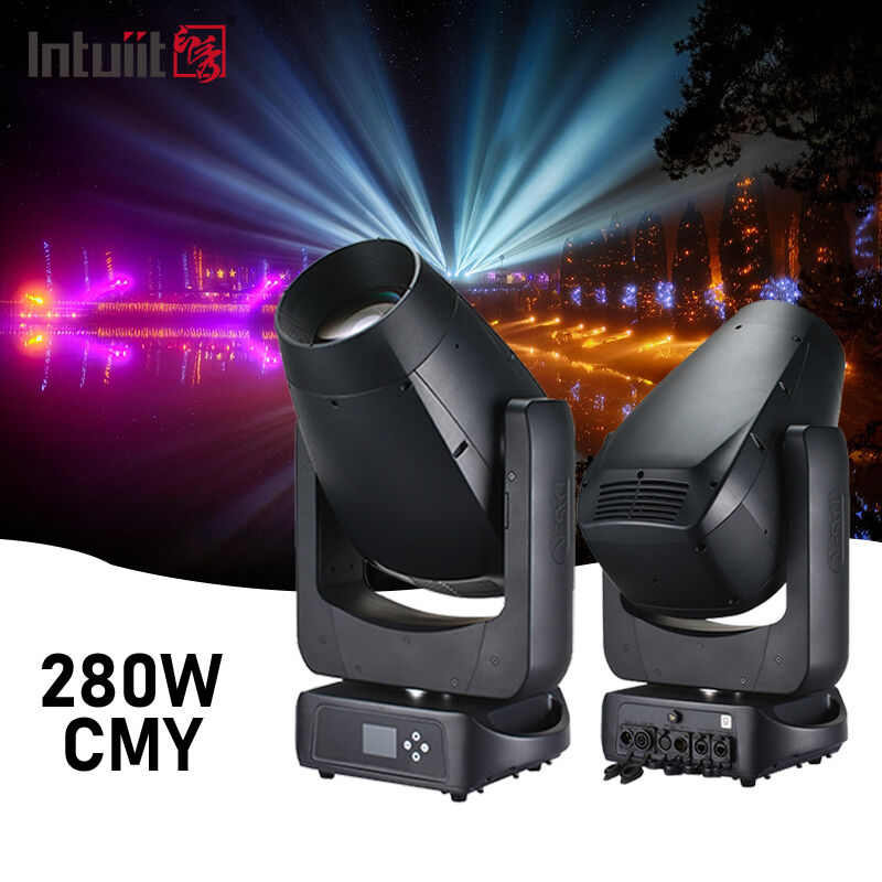 280W IP66 야외 LED CMY 이동 헤드 라이트 빔 스팟 세탁 BSW 3in1 방수 스테이지 라이트