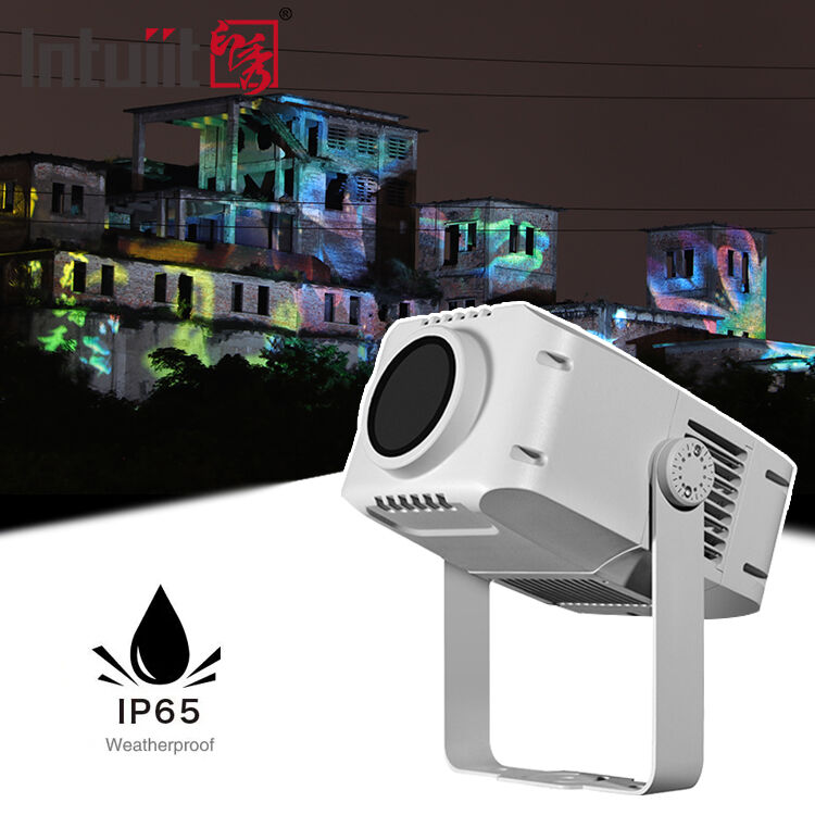 LED 100W Gobo Projector Light, IP65 Waterproof for Business Shop Advertising Wedding Stage Factory Warning Sign Indoor Outdoor