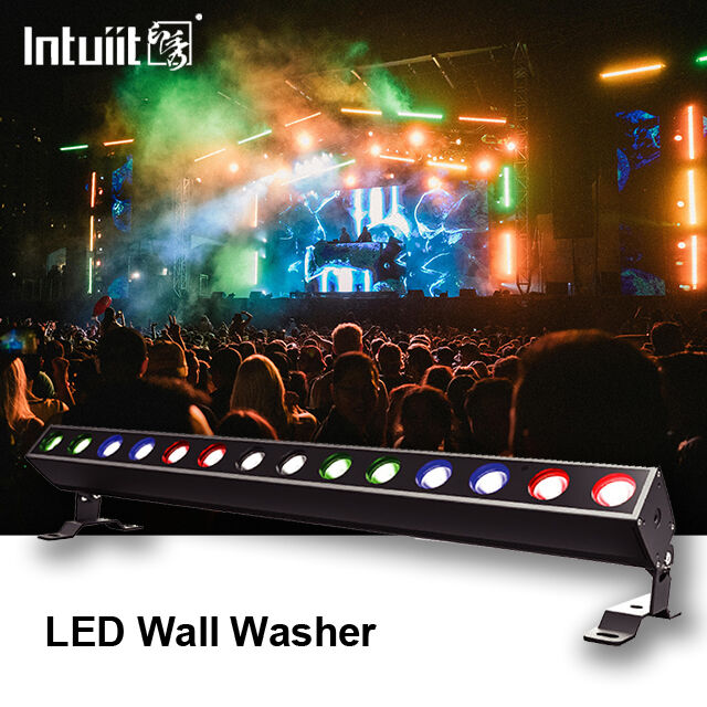 IP65 14*10W RGBW 4in1 LED 벽 세탁기 바 라이트 프로젝션 라이트 야외 선형 DMX512