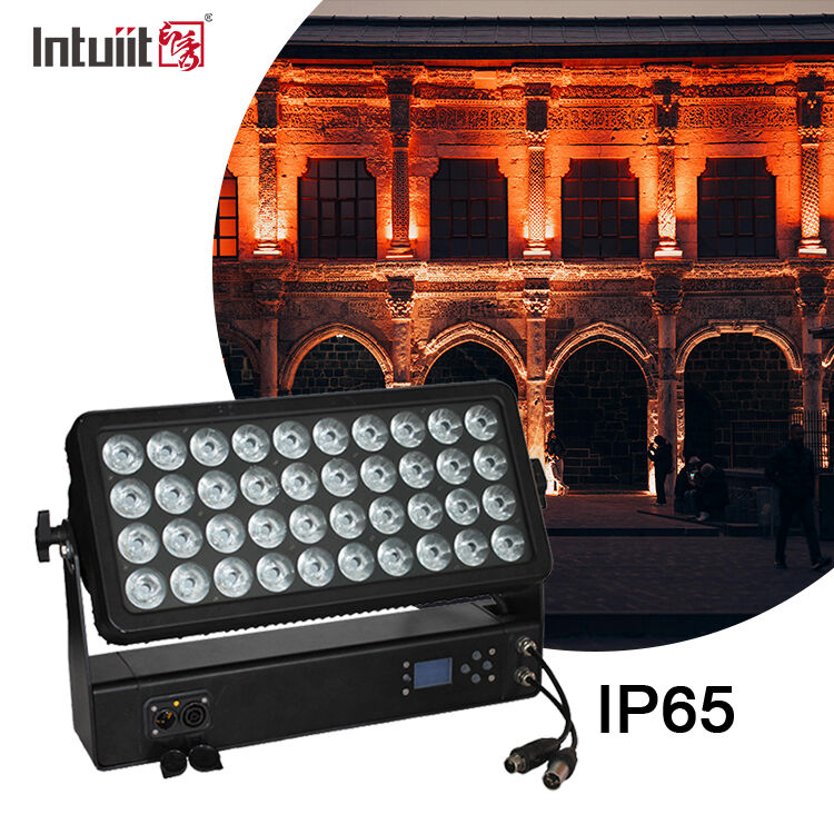 콘서트 이벤트 축제 쇼를 위한 전문 400W LED 야외 무대 조명 RGBW 4in1 40x10W IP65 투광 조명 DMX512 워시 라이트