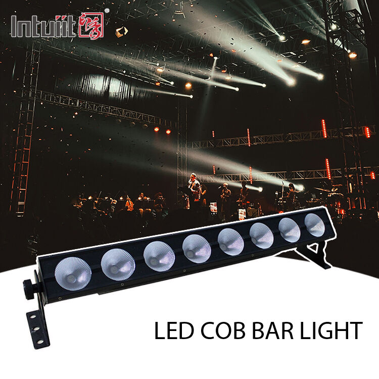 픽셀 제어 8x15W RGB 3in1 LED 선형 바 DMX512 실내 벽 세탁기 무대 워시 라이트 웨딩 파티 연회장 클럽