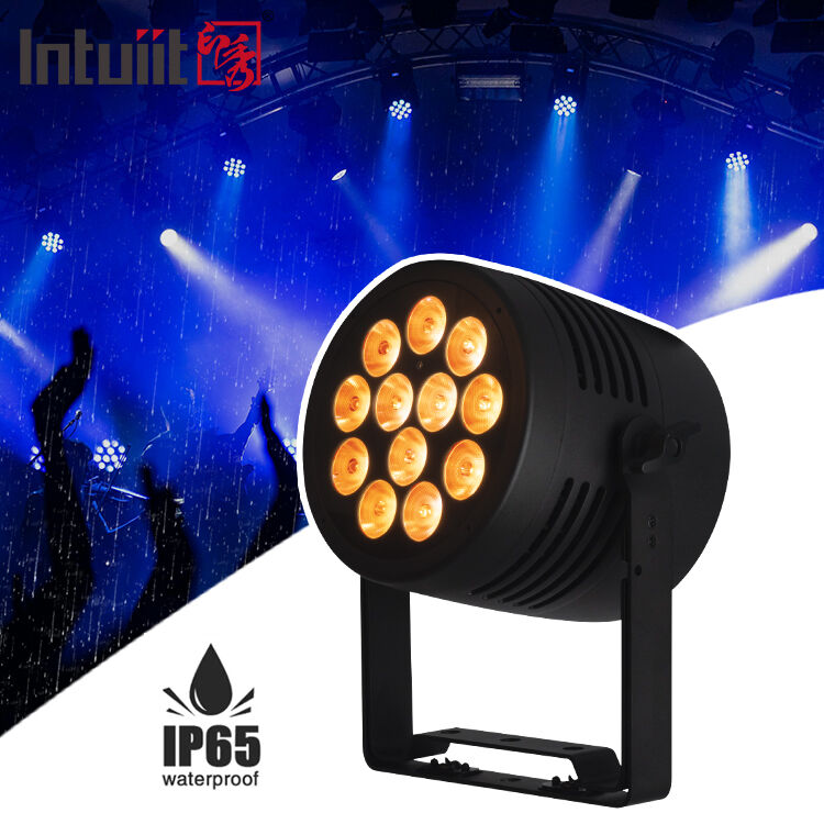 12*20W RGBWA+UV 6in1 LED Par Light IP65 야외 방수 DMX512 웨딩 DJ 파티용 무대 조명