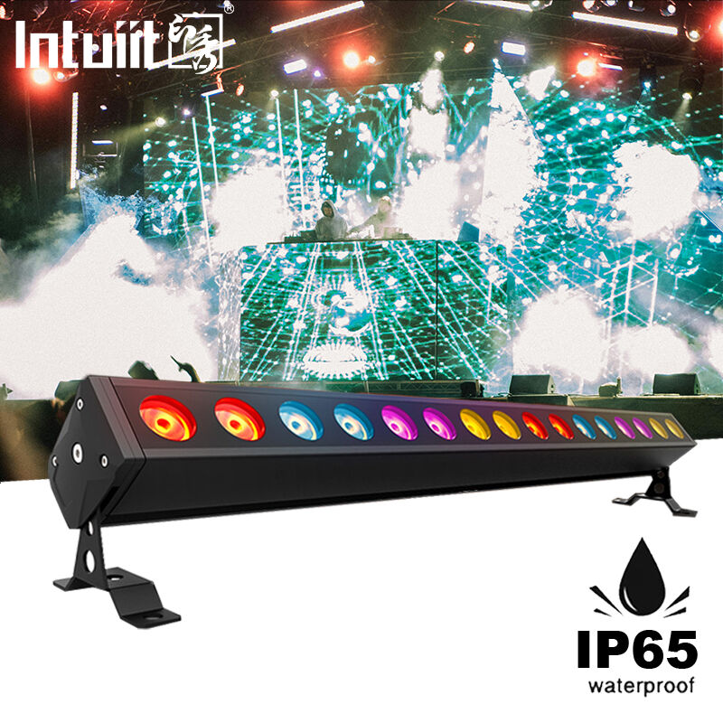 IP65 외관 16x5W RGBW 4in1 LED 선형 벽 세척기 바 라이트 DMX512 스테이지 아키텍처 세척 조명