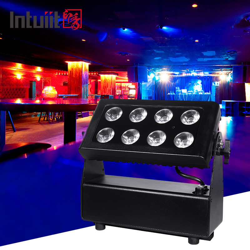 4in1 RGBW DJ 웨딩 배터리 전동 LED 업라이트 와이파이 무선 Dmx 디스코 웨딩 스테이지 라이트
