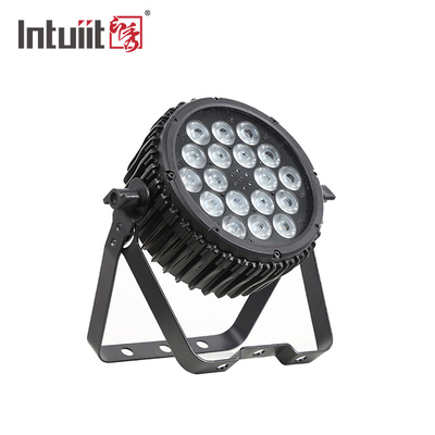 고전력 알루미늄 LED Par 캔 스테이지 광 18 PC 3W는 무대 조명 Par를 가늘게 합니다