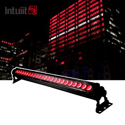 야외 IP65 24pcs LED 스테이지 라이트 DMX RDM LED 벽 세탁 라이트 24 눈 RGB LED 바 라이트