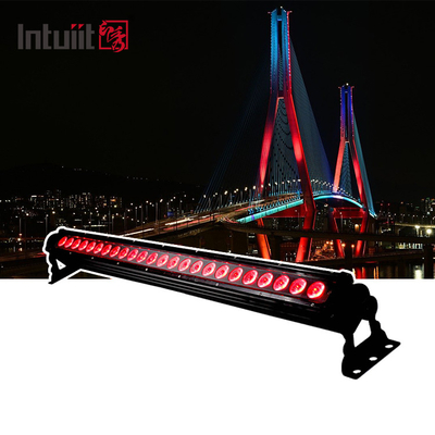 24pcs Led Wall Wash 20X9W 외관 조명 바 3in1 Dmx 라이트와 함께 건물 외관