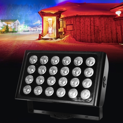 24x10w 4in1 Rgbw LED 야외 벽 세탁기 홍수 조명 정원 웨딩 파티 DJ 무대 조명