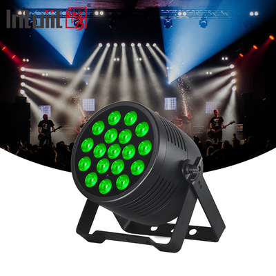 DJ 라이트 18pcs 20W 6IN1 RGBWA-UV 평면 평면 야외 건축 세탁 라이트 IP65 18x20W LED 방수