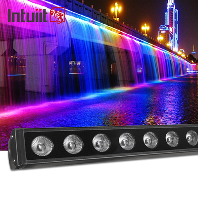 DMX RGBW 색상 변경 16x5w 세탁 바 라이트 Ip65 LED 벽 세탁기 야외