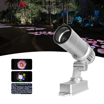 야외 방수 광고 고보 프로젝터 라이트 60W 패턴 회전 LED 고보 로고 라이트