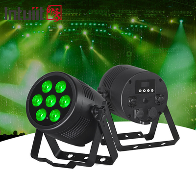 방수 무선 DMX 야외 7x20W RGBWA UV 6in1 IP65 LED PAR 빛