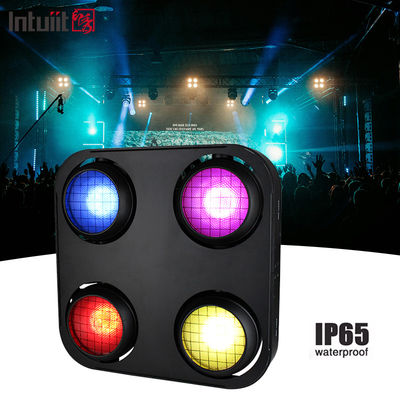블라인더 방수 4 눈 스테이지 블라인더 라이트 4x90w Dmx512 LED 관객 코브 블라인더 라이트