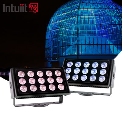 야외 방수 건축 조명 80W RGBW LED 벽 세척기 정원 풍경 나무 램프 LED 플로드 라이트