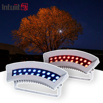 전문 RGBW LED 건물 나무 투광 조명 방수 IP65 DMX512 LED 투광등 야외 외관 조명용 36W