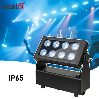 IP65 배터리 라이트 LED 이동 헤드 라이트 고 전력 스테이지 라이트 8x15W Dmx512 제어