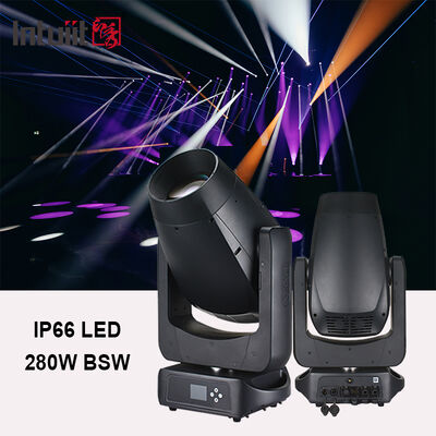 프로 280W CMY LED 스테이지 라이트 BSW 3in1 빔 스팟 세탁 DMX512 제어 모드와 이동 헤드 라이트