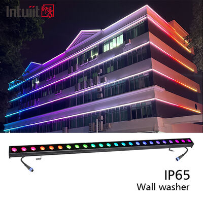 RGBW Dmx LED 2x24W LED 벽 세탁기 야외 사용