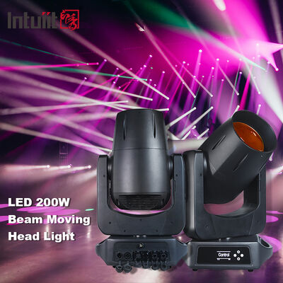호텔 건물 랜드마크 테마 파크 쇼를 위한 200W LED 빔 이동 헤드 라이트 IP66 방수 야외 무대 조명 DMX512 제어