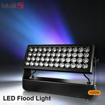 1500W 고출력 RGBW 4in1 LED 무대 조명 RGBW 4in1 LED 무대 투광등 DMX512 극장 TV 스튜디오 콘서트 이벤트 워시 조명