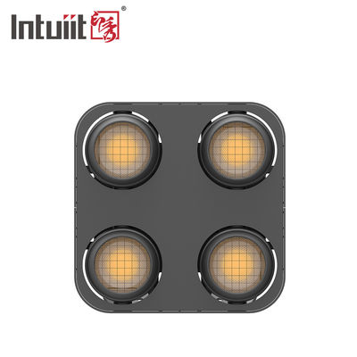 DMX512 통제 RGB 주도하는 효과 디스코 빛 4 머리는 조정할 수 있는 눈이 먼 빛 1800K 3000K를 이끌었습니다
