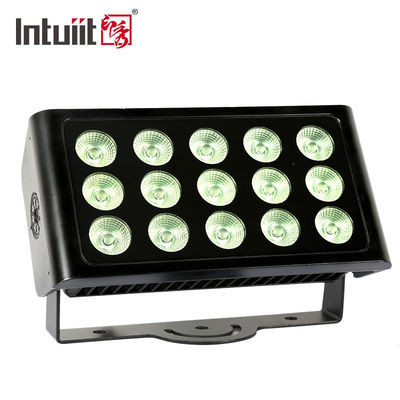 상업용 15*5W 4-IN-1 Rgbw LED 모션 스테이지 야외 조명 스탠드에서 홍수 조명