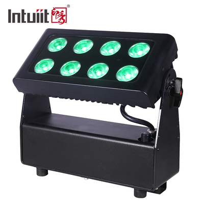 로스 배터리는 1 RGBW 주도하는 홍수 스포트라이트 DMX512의 주도하는 스테이지 광 RGBWA + UV 6을 강화했습니다