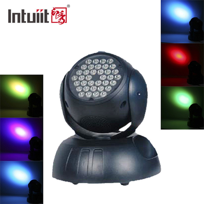 DMX512 무대는 이펙트 라이트 36x3W RGB에게 1 머리 줌 세정을 이동하 4를 보내게 했습니다