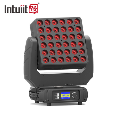 36 PC 10W RGBW IP20 매트릭스는 이벤트 Dj 장비를 위한 무대 조명을 이끌었습니다